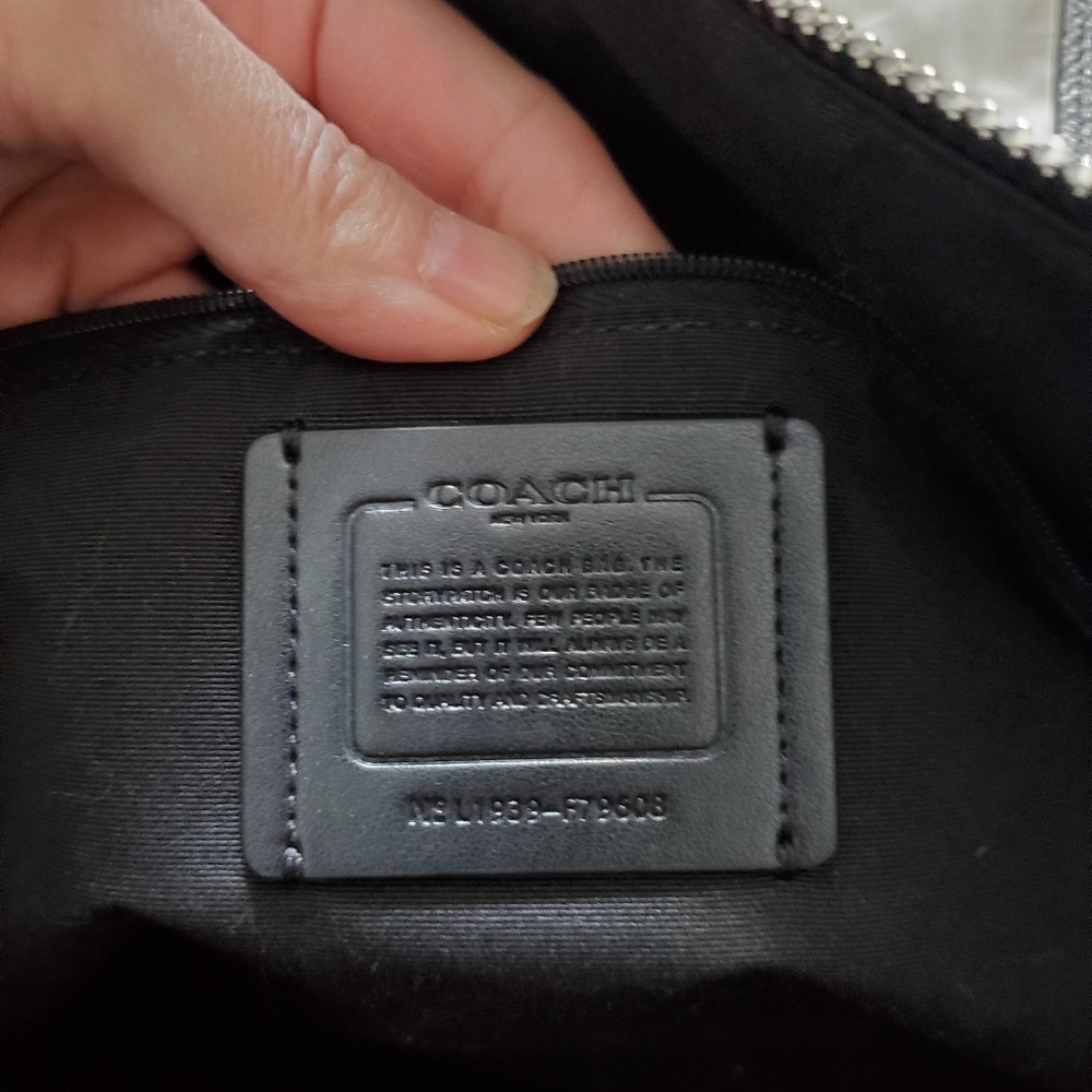 Coach Black Leather Tote Bag - Picture 5 of 5